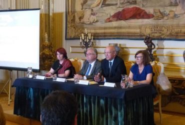 Manuela Júdice - Comissária, Luís Filipe Castro Mendes - Ministro da Cultura, Augusto Santos Silva - Ministro dos Negócios Estrangeiros, Marisol Schulz - Diretora da FIL Guadalajara, Apresentação Oficial do Programa Português para a FIL Guadalajara 2018