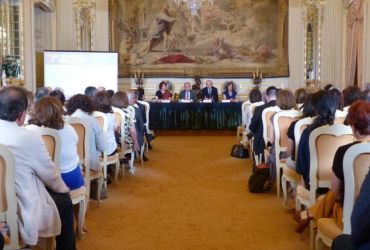 Manuela Júdice - Comissária, Luís Filipe Castro Mendes - Ministro da Cultura, Augusto Santos Silva - Ministro dos Negócios Estrangeiros, Marisol Schulz - Diretora da FIL Guadalajara Apresentação Oficial do Programa Português para a FIL Guadalajara 2018