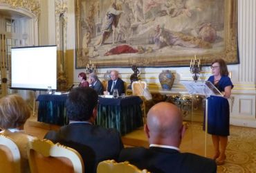 Manuela Júdice - Comissária, Luís Filipe Castro Mendes - Ministro da Cultura, Augusto Santos Silva - Ministro dos Negócios Estrangeiros, Marisol Schulz - Diretora da FIL Guadalajara Apresentação Oficial do Programa Português para a FIL Guadalajara 2018